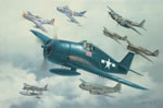 "Legends of Combat" - Roy Grinnell - World War II Aviation Art